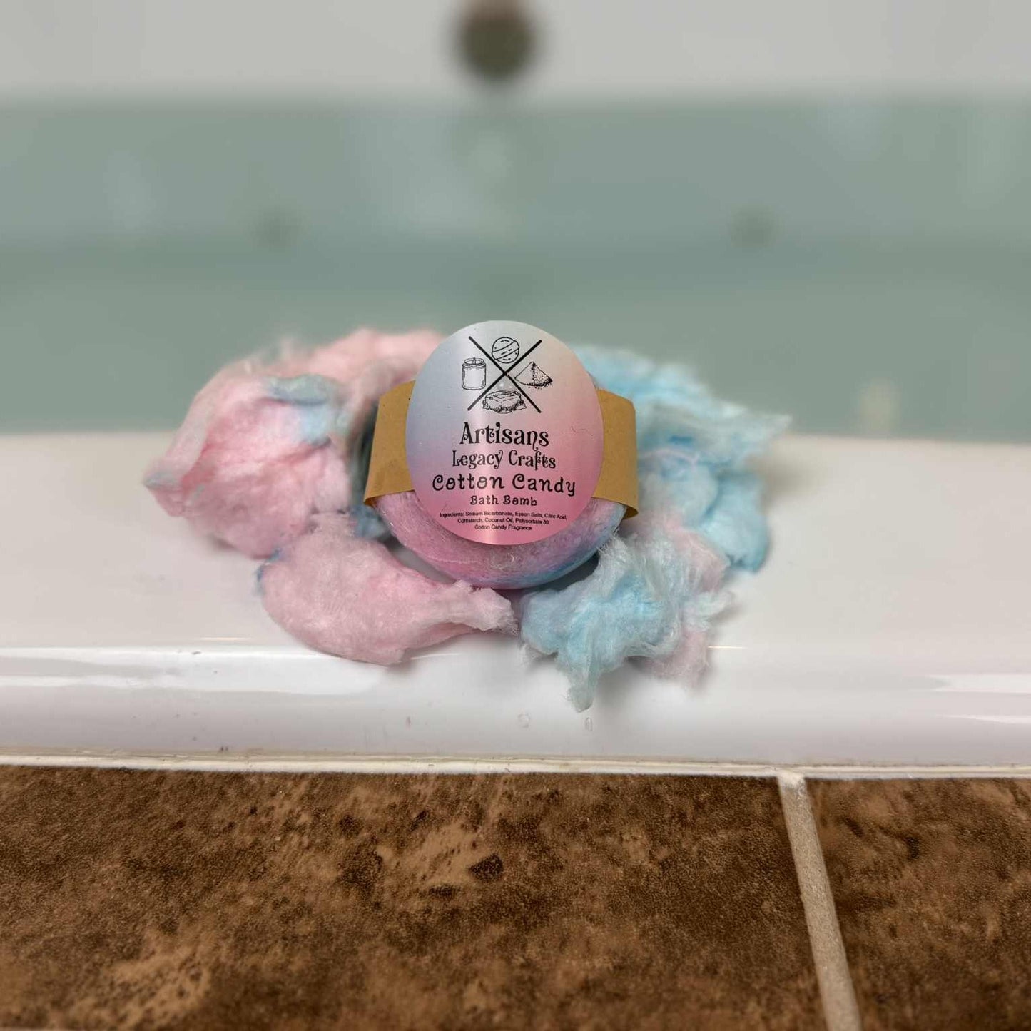 Cotton Candy Bath Bomb